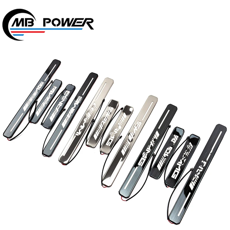 

W464 W463A A-style приветственная педаль светильник свет, Гидрографическая печать, черный или серебристый вариант для 2019Y G500 G63