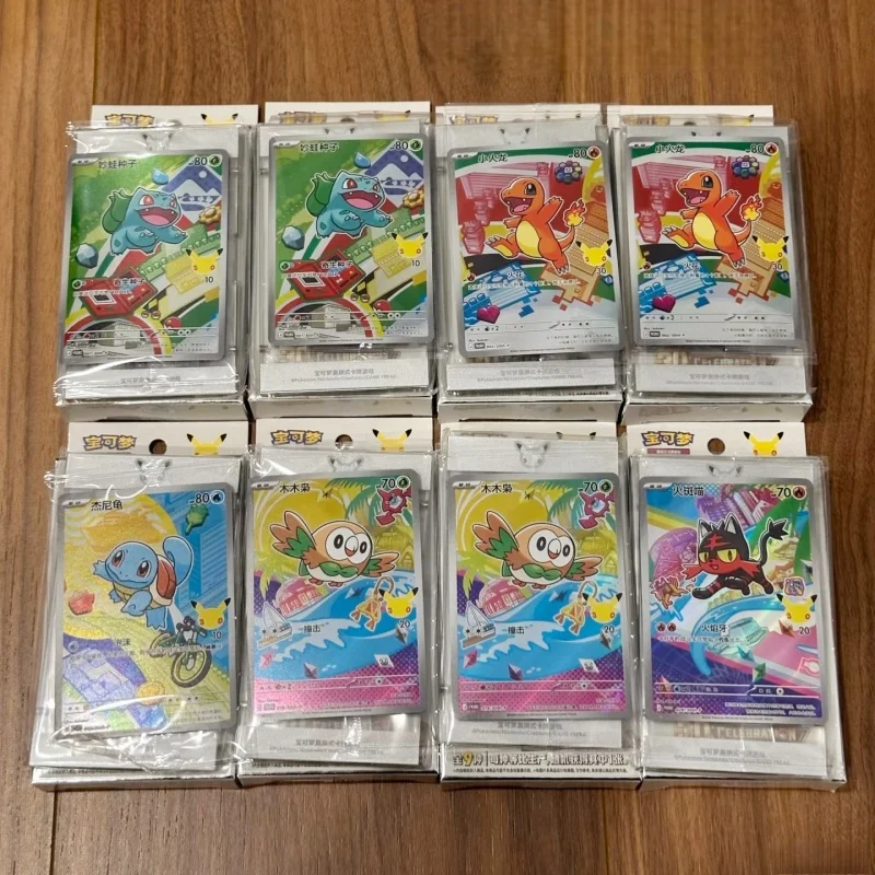 Фото Горячая распродажа: Оригинальный китайский набор карт Pokémon PTCG First Partner Sir Set к 30-летию — коллекционные карты, подарки на день рождения №5