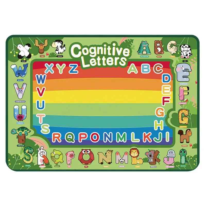 

Water Drawing Mat With Pens Water Doodle Mat Writing Doodle Board Coloring Books Water Painting Rug Kids Educational Toys