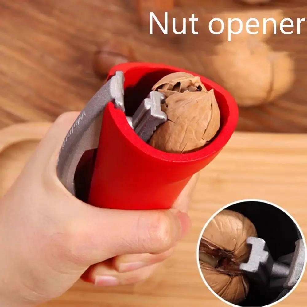 

Funnel Nutcracker Novel Home Kitchen Accessories Walnut Opener Pliers To Open Walnuts Gadget Hazelnut Clip Nut Tongs Sheller
