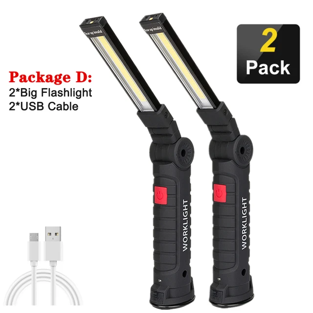 

Портативный USB фонарик COB 5 режимов