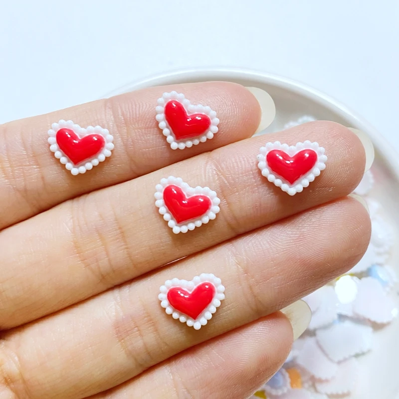 

Мини сердца из смолы TSXJY 100 шт