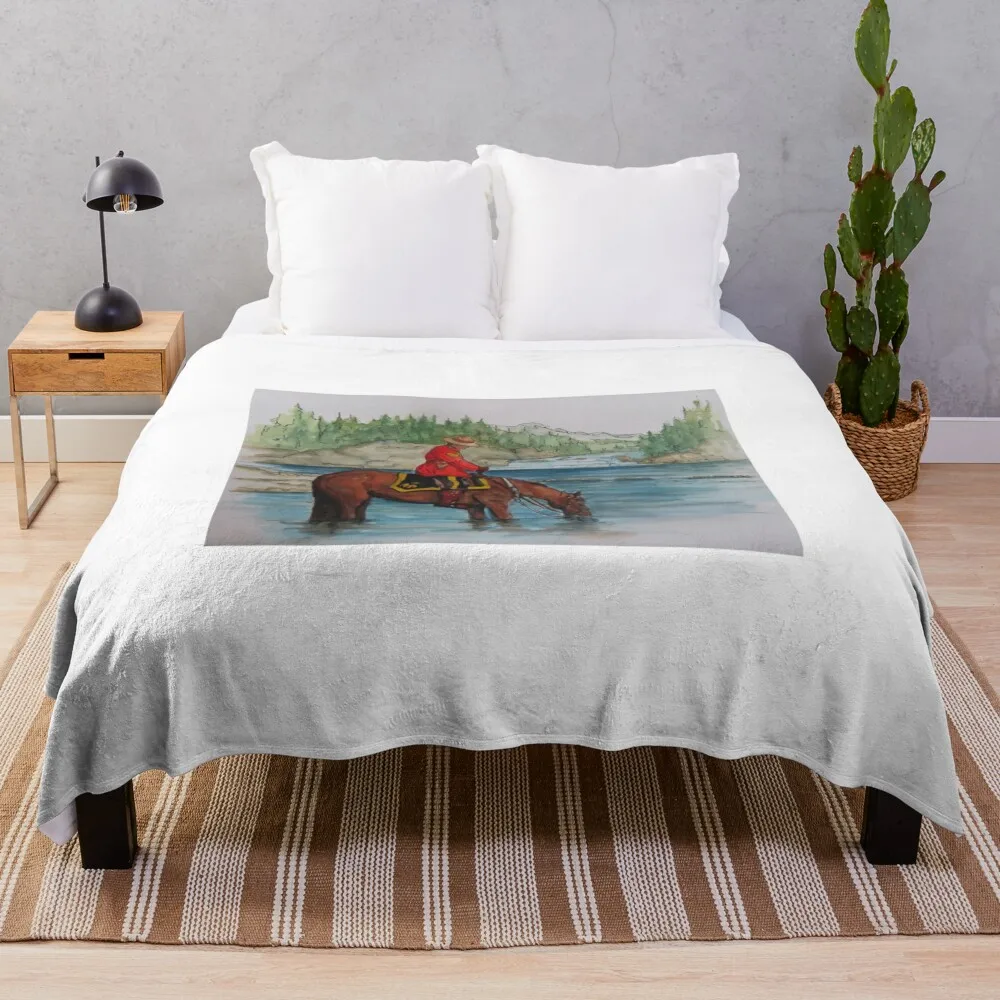 РМП. У Красного Серга на лошадке. Плед. Симпатичные клетчатые пляжные