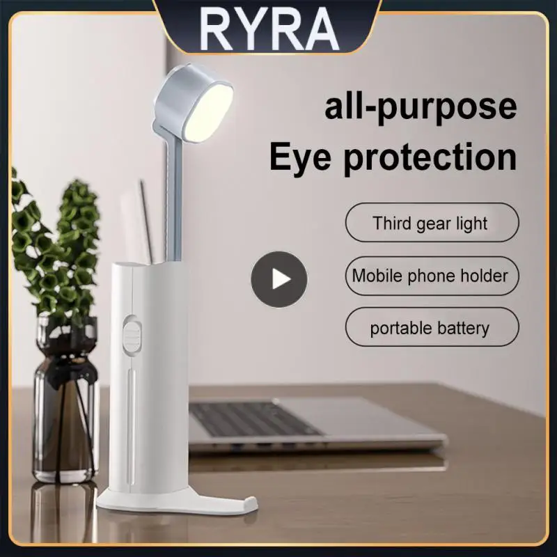 

Led Night Light Bedside Bedroom Usb Rechargeable Table Lamp Durable Eye Protection Outdoor Flashlight Flashlight Living Room