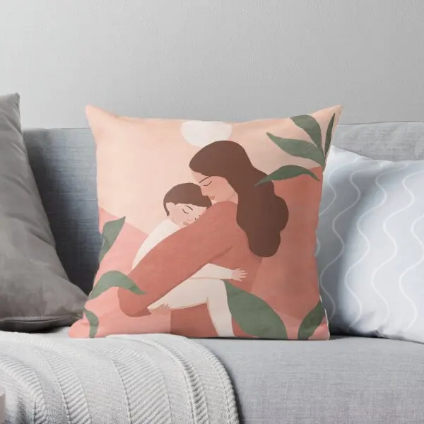 

Mother Is Comfort Printing Throw Pillow Cover Car Sofa Soft Cushion Wedding Home Throw Bed Square Fashion Pillows not include