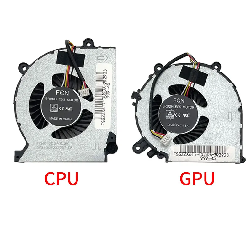 Новый вентилятор охлаждения процессора и графического ноутбука для Hasee