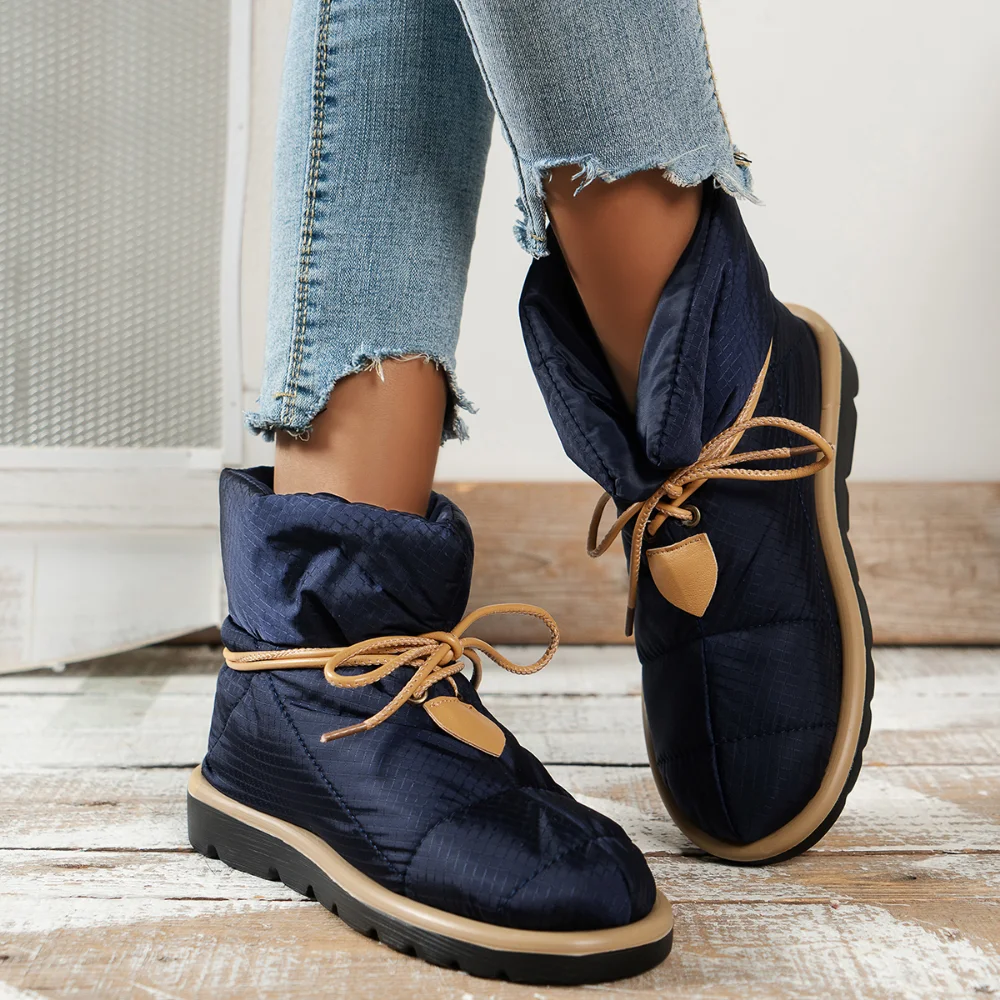 Brand New 2022 Ins Fashion Women Ankle Boots Winter Warm Female Snow Boots Platforms Casual Short Shoes Woman Boots