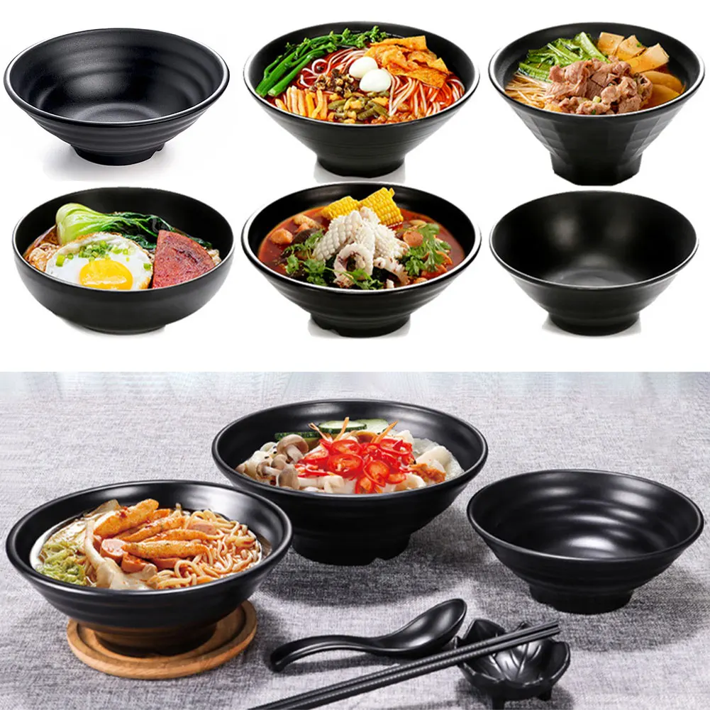 

Fast Kitchen Beef Food Melamine Accessories Salad Ramen Frosted Bowl Style Noodles Tableware Melamine Japanese Fruit Dinnerware