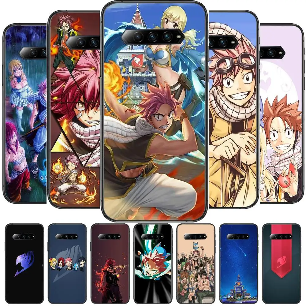 

Anime FAIRY TAIL Comic Phone Case For xiaomi redmi Black Shark 4 Pro 2 3 3s Cases Helo Black Cover Silicone Back Prett mini cove
