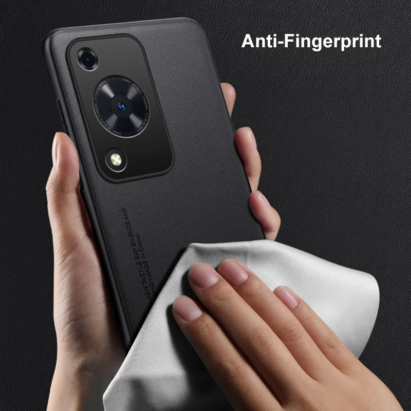 Роскошный чехол из искусственной кожи для Huawei Nova Y72 задняя крышка матовый