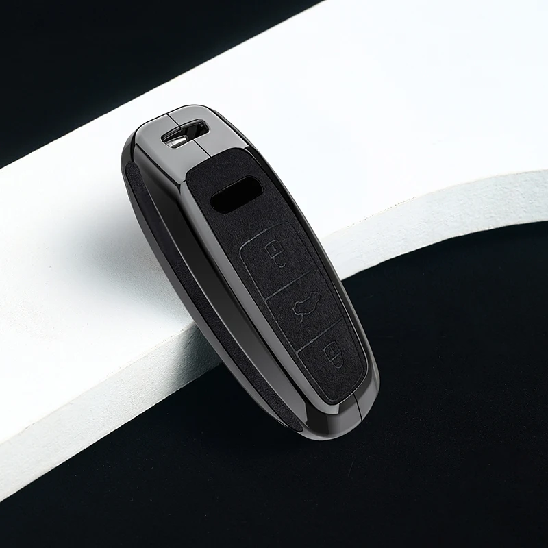 Автомобильный брелок для ключей Защитная крышка Audi чехол A6 C8 A7 4KA A8 4N2 4N8 Q8 4MN