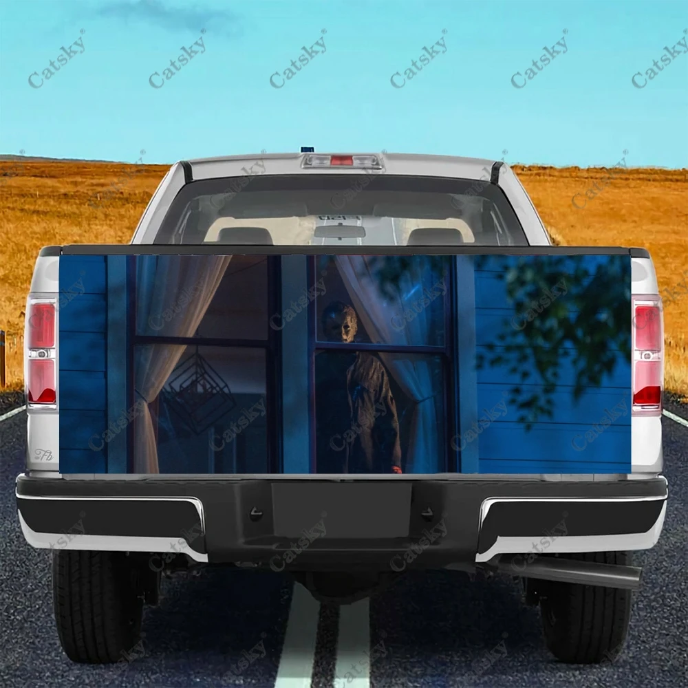 Наклейка на автомобиль Майкл Майерс модификация заднюю часть грузовика подходит