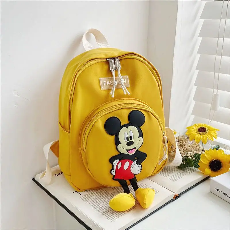Disney Children's Backpacks Mickey Cartoon Kindergarten Small Schoolbags Baby Boys and Girls Cute Little Backpacks for Ages 3-8