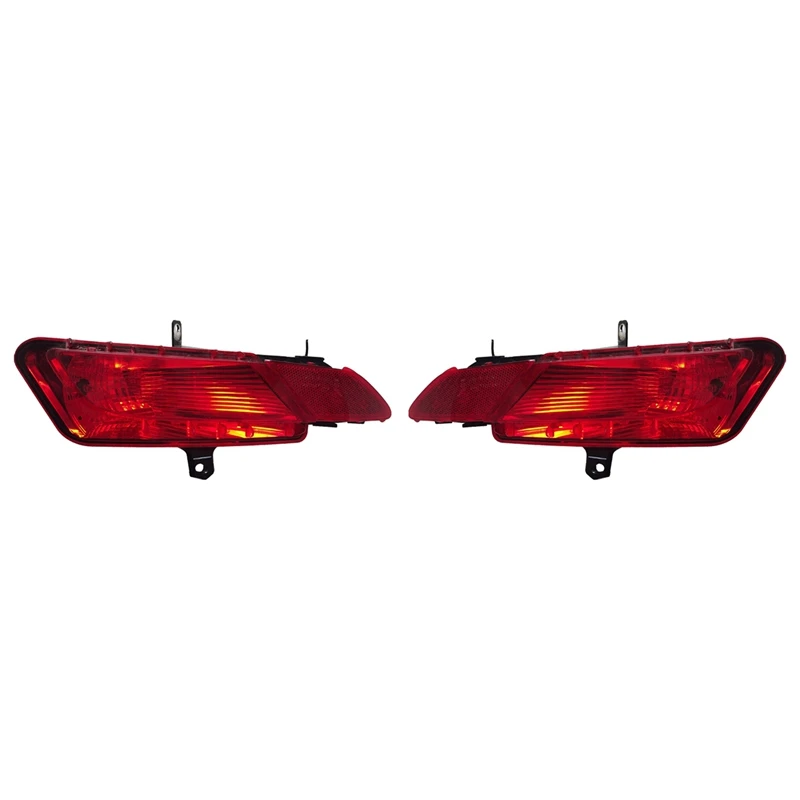 

1Pair Car Rear Bumper Fog Light Parking Warning Reflector Taillights For Volvo XC60 2014 2015 2016 2017