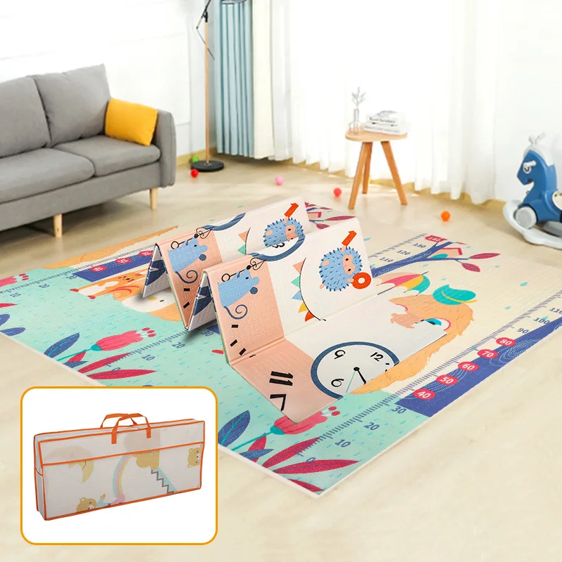 

200CMx180CM XPE Thickened Children's Cartoon Climbing Mat Foldable Game Mat Living Room Decorative Rug Easy To Store And Clean