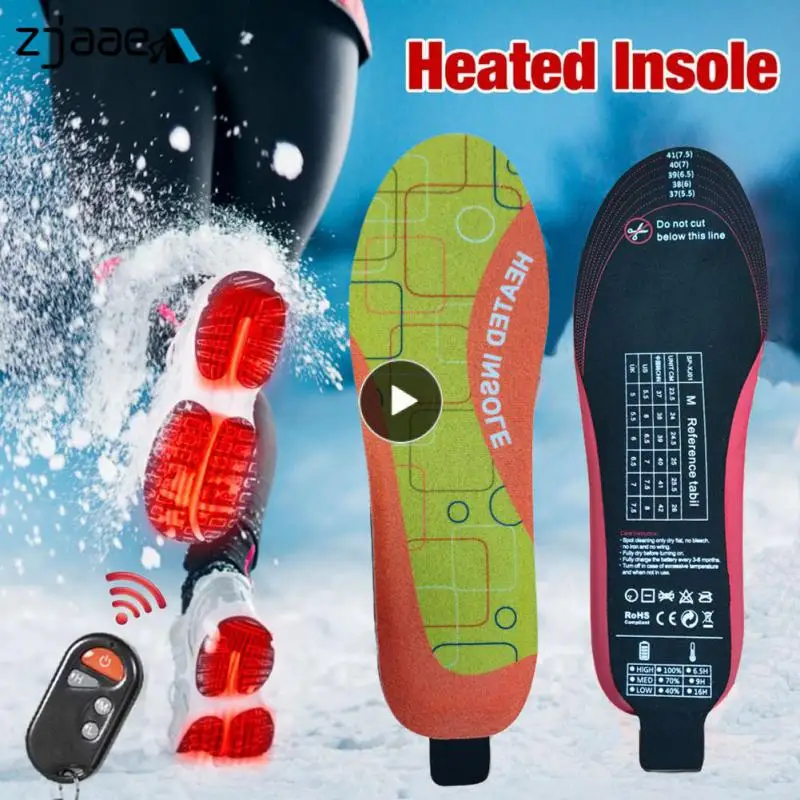 

Winter Heating Insoles Recharged 12 Hours Heating Warming Artifacts Foot Warmers Wireless Temperature Adjustment Single Forefoot