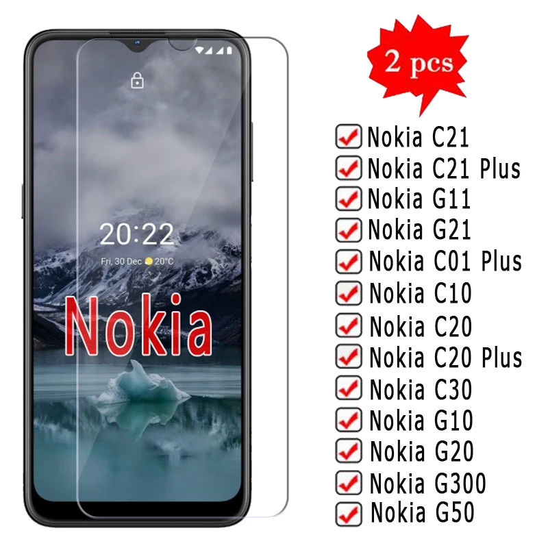 2-1 шт. стекло для Nokia G21 G11 G10 G20 G300 G50 C30 C10 C01 C20 C21 Plus защитная пленка на C 21 01 10 20 30 G 50 11 -
