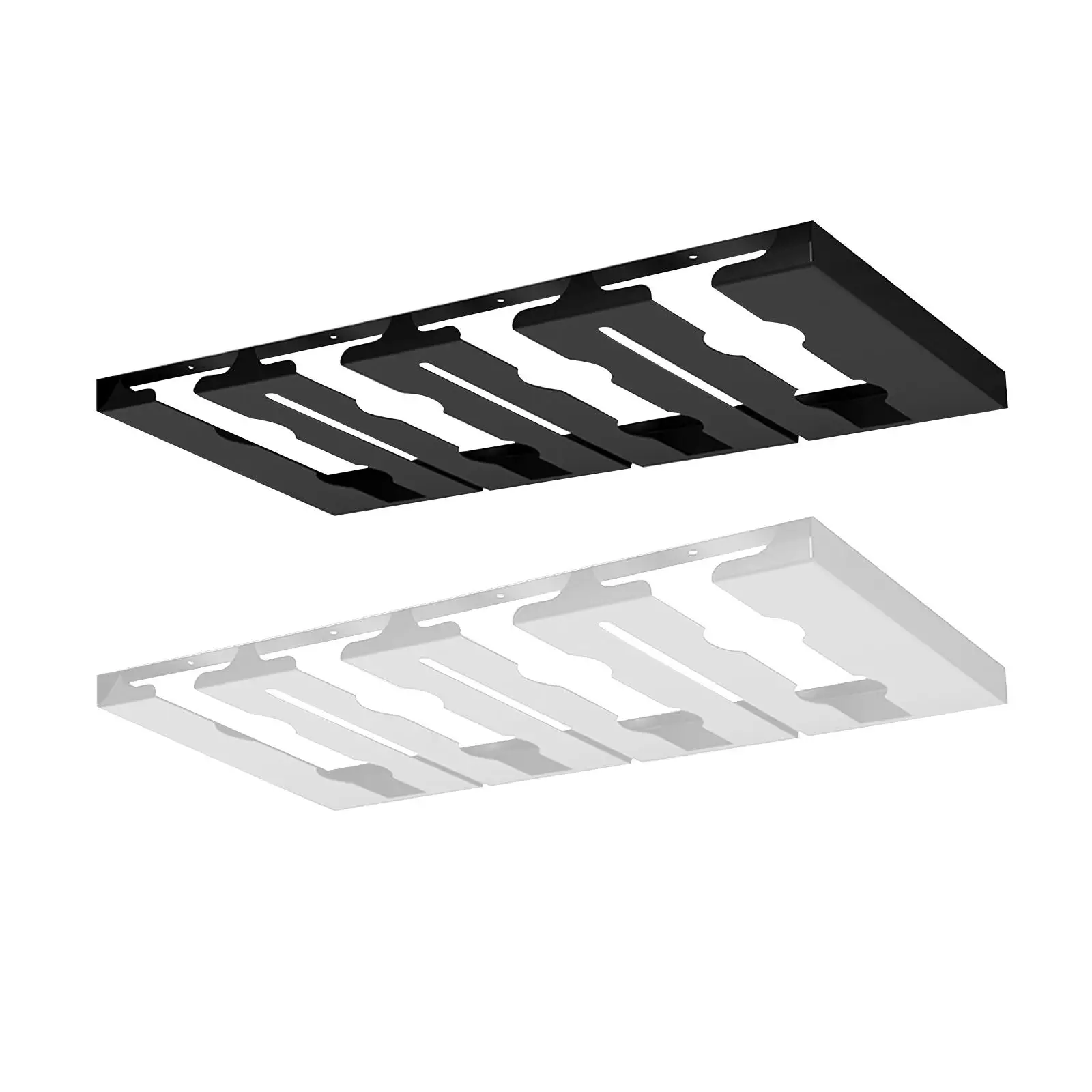 

Stemware Glasses Holder Under Shelf Rack Hanger Bar Organizer