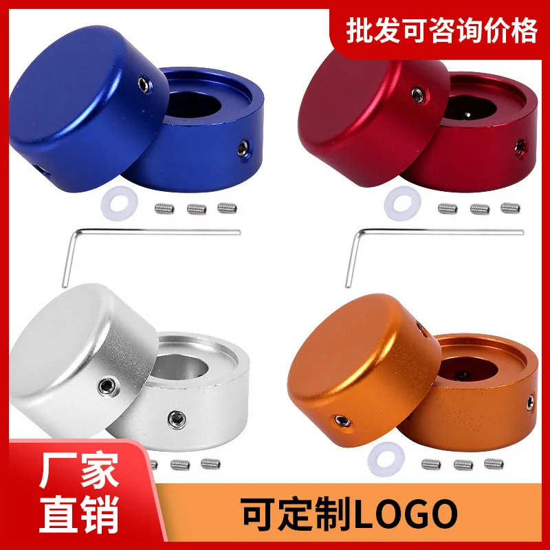 

Electric Guitar Aluminum Alloy Effector Foot Nail Cap Stepping Nail Cap Single Effector Accessory Foot Cap With Wrench