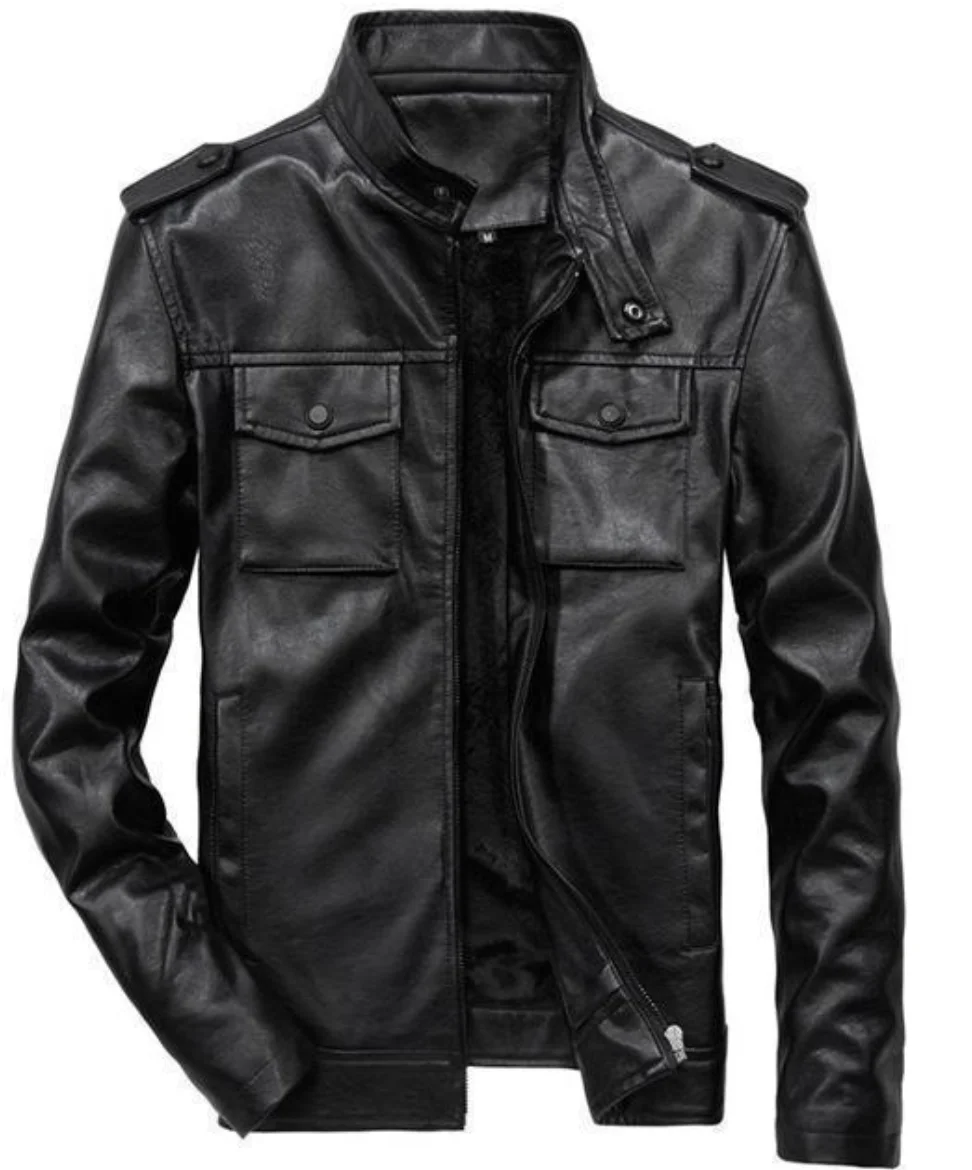 

Mens Leather Jackets High Quality Classic Motorcycle Jacket Male Plus faux leather jacket men 2023 spring Drop shipping