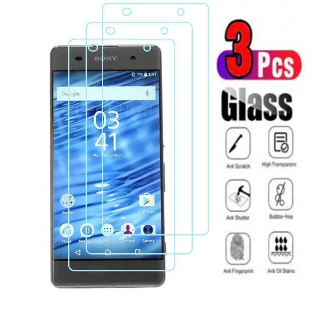 

3Pcs 9H Protective Tempered Glass For Sony Xperia XA 5" on Glass Xperia XA Screen Protector Protection Cover Film