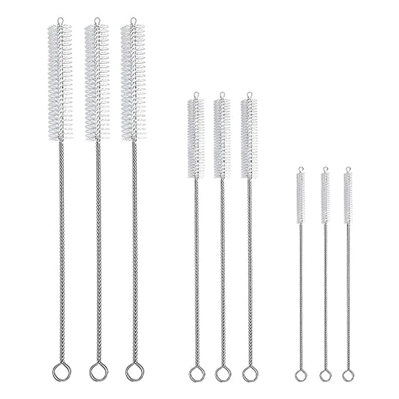 9 шт./набор щётки для чистки бутылок и трубок