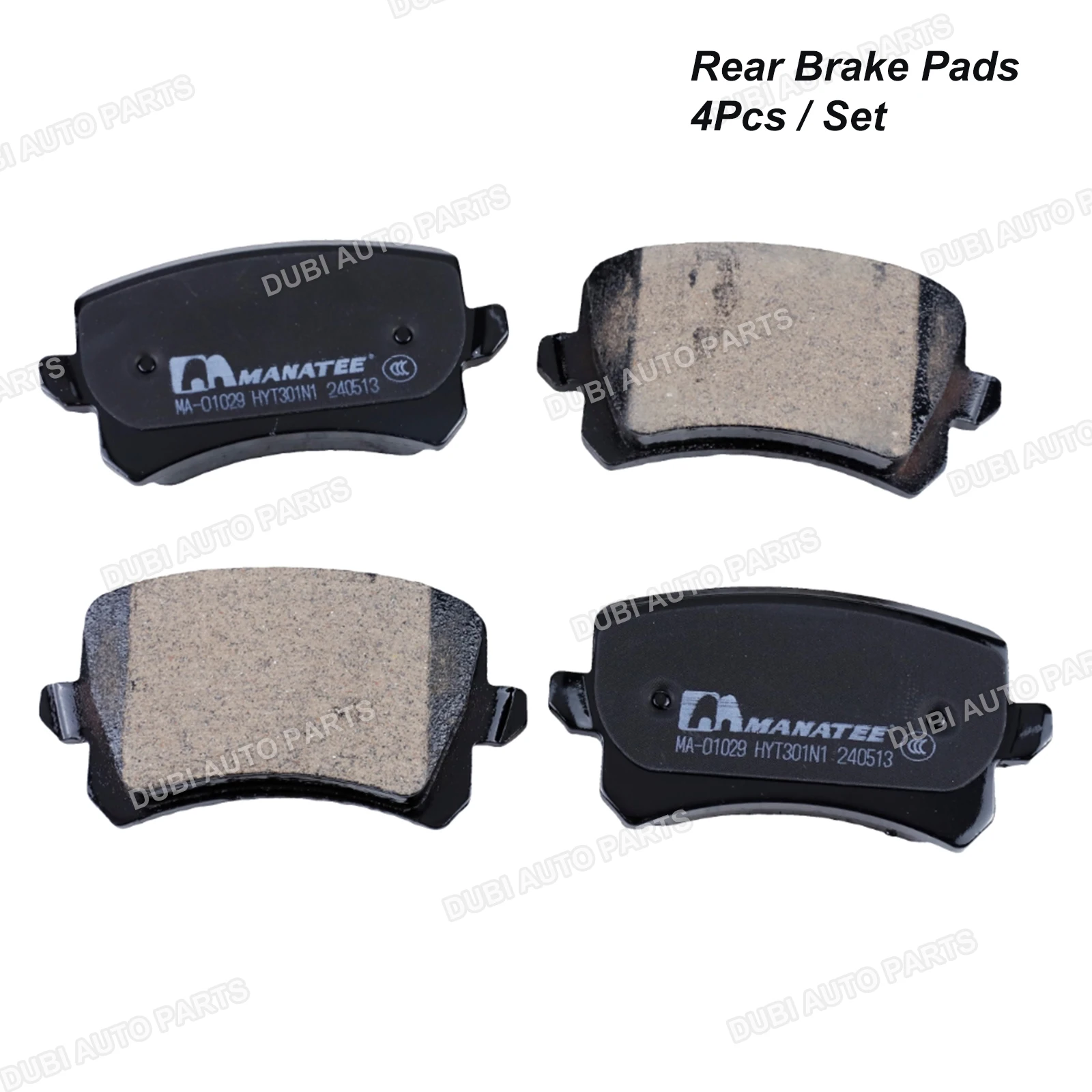 Фото Задние тормозные колодки для AUDI Q3 quattro VW CC GOLF PASSAT MAGOTAN SAGITAR TIGUAN SKODA SUPERB CHANGAN CS75 CS95 HAVAL H6 3AA698451 №1