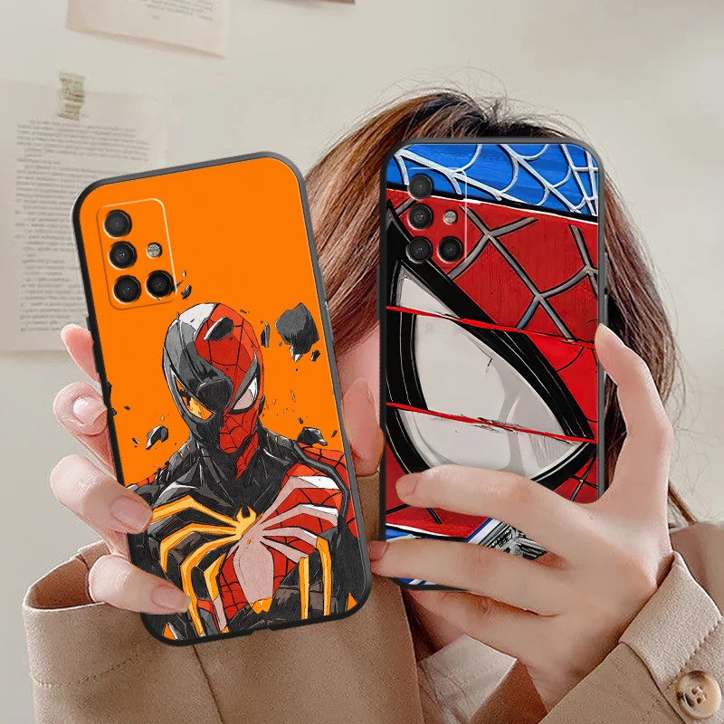 

Marvel's Spider-Man Phone Cases For Samsung S20 FE S20 S8 Plus S9 Plus S10 S10E S10 Lite M11 M12 S21 Ultra Cases Protective