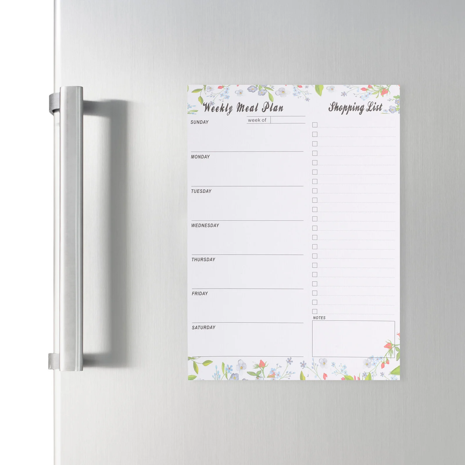 

Food Meal Planner Magnetic Shopping List Refrigerator Grocery Pad Fridge Notepad Tear