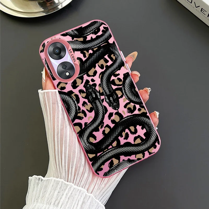 Black Mamba Snake Colorful Phone Case For OPPO Realme 13 12 11 10 9i 8i 6i 5i 5S Narzo 20A 10A Pro Plus Funda Cover Shell Capa