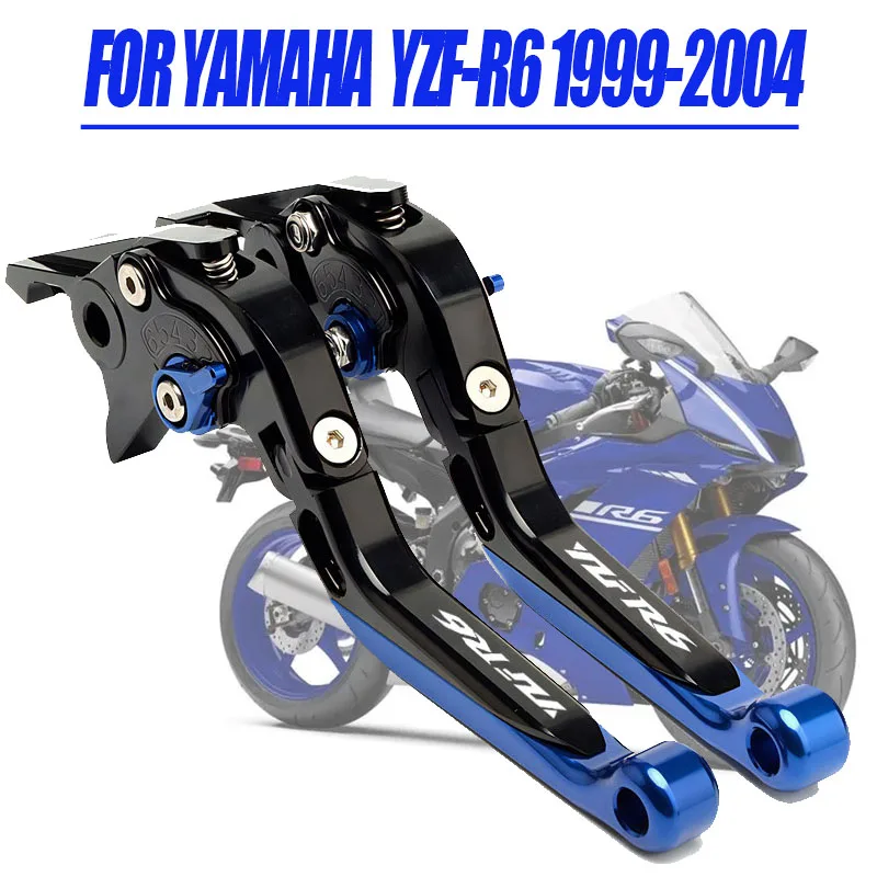 

For YAMAHA YZF-R6 YZFR6 YZF R6 1999-2004 2003 2002 2000 CNC Aluminum Foldable Adjustment Clutch Brake Handle