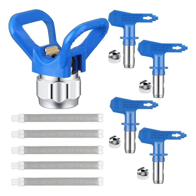 

10 Piece Spray Heads Reversible Airless Paint Sprayer Nozzle Airless Paint Spray Sprayer Tip Guard And Filter