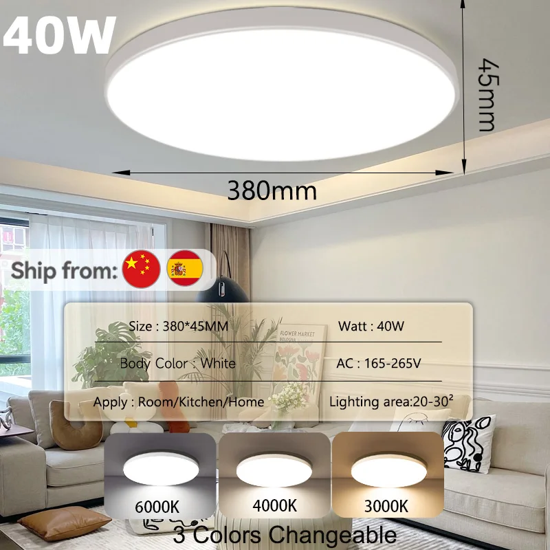 

Потолочный светильник CANMEIJIA 3-цветный