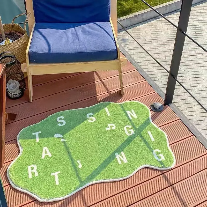 

Ins Cute Special Bedroom Bedside Blanket Bathroom Non-slip Foot Mat Cloakroom Balcony Mat Living Room Sofa Coffee Table Blanket