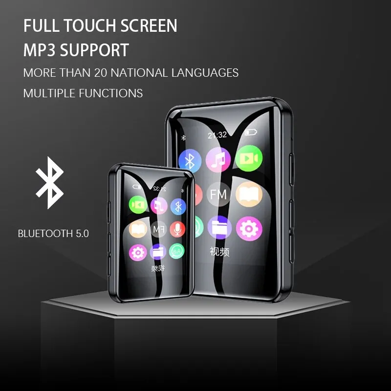 

Mp3 High-definition Touch Screen Player Professional Personal Stereo MP4 Noise Reduction Portable Text To Text Bluetooth Student