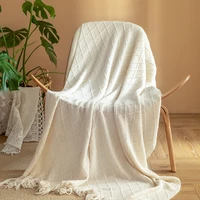 plaid designer blanket super soft knitted summer blanket for sofa home use skin friendly nap throw blankets decorative bed cover