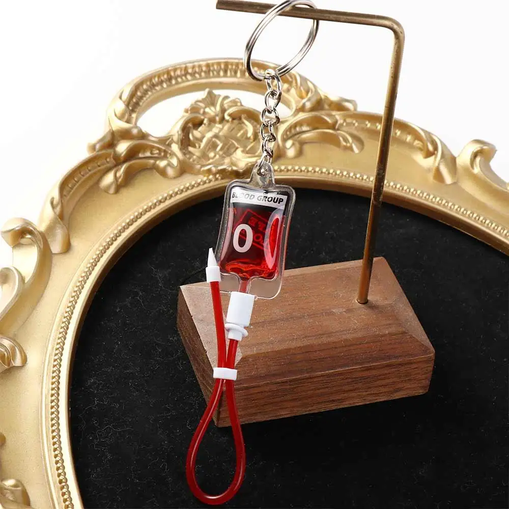 Брелок типа A B O AB Плазменная сумка с кровью для ключей Сумка Очарование