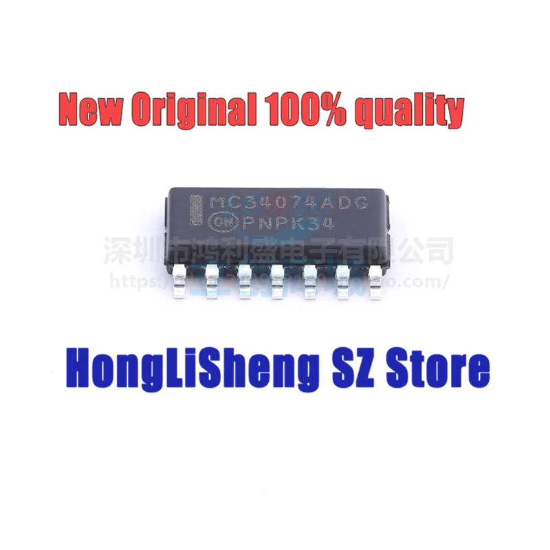 

10pcs/lot MC34074ADR2G MC34074AD MC34074ADG MC34074 SOP14 Chipset 100% New&Original In Stock