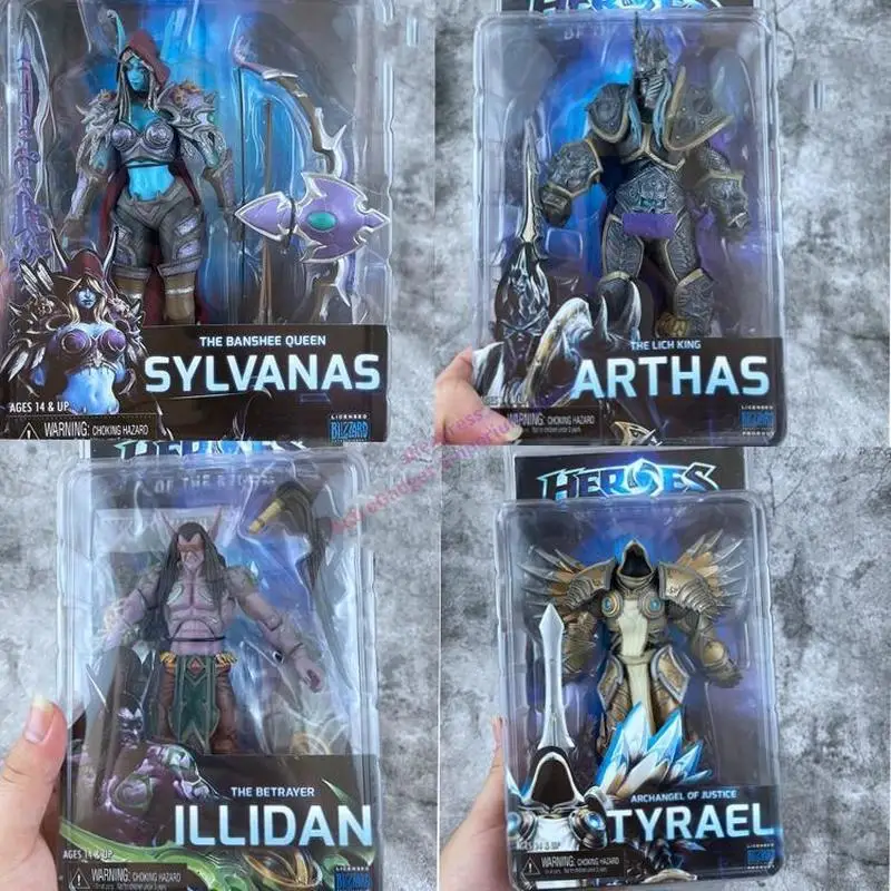 

Neca Heroes Of The Storm Warcraft Nova Ely Alsace Tyrell Sylvanas Movable Model Anime Figure Doll Child Gift