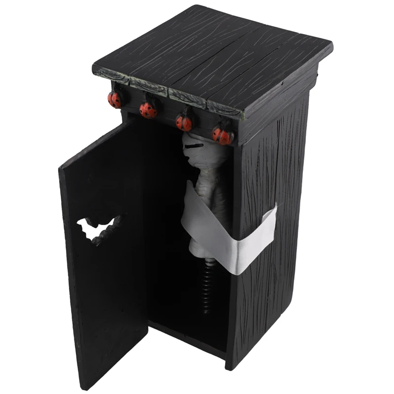 Анимированный декор Мумия Outhouse Говорящий Пердец Мумии Туалет снаружи Дом