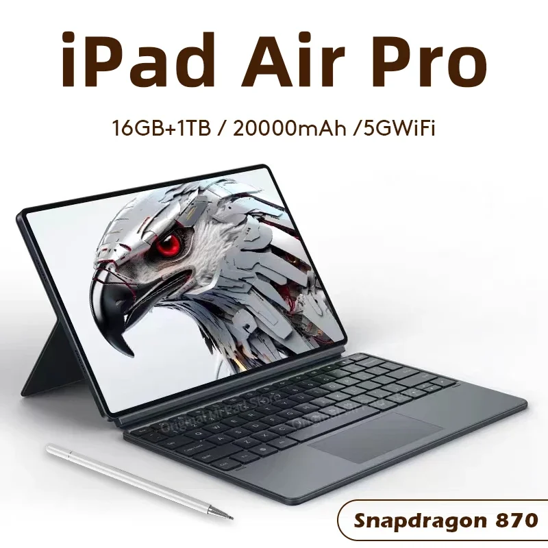 

2024 New Tablet Android ipad pro 12 Inch HD 16G+1TB Global Tablette 5G Dual SIM Card or WIFI Google Play Tablets For Laptop