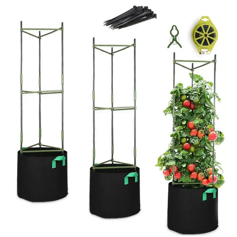 

Решетка для поддержки растений вертикальная, прочная подставка для выращивания растений на балконе, Садовые принадлежности