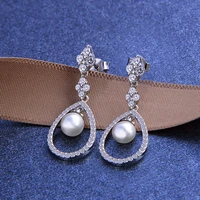 tahitian pearl jewelry s925 silver sterling dorp earrings women aros mujer oreja aros mujer oreja silver 925 jewelry earrings