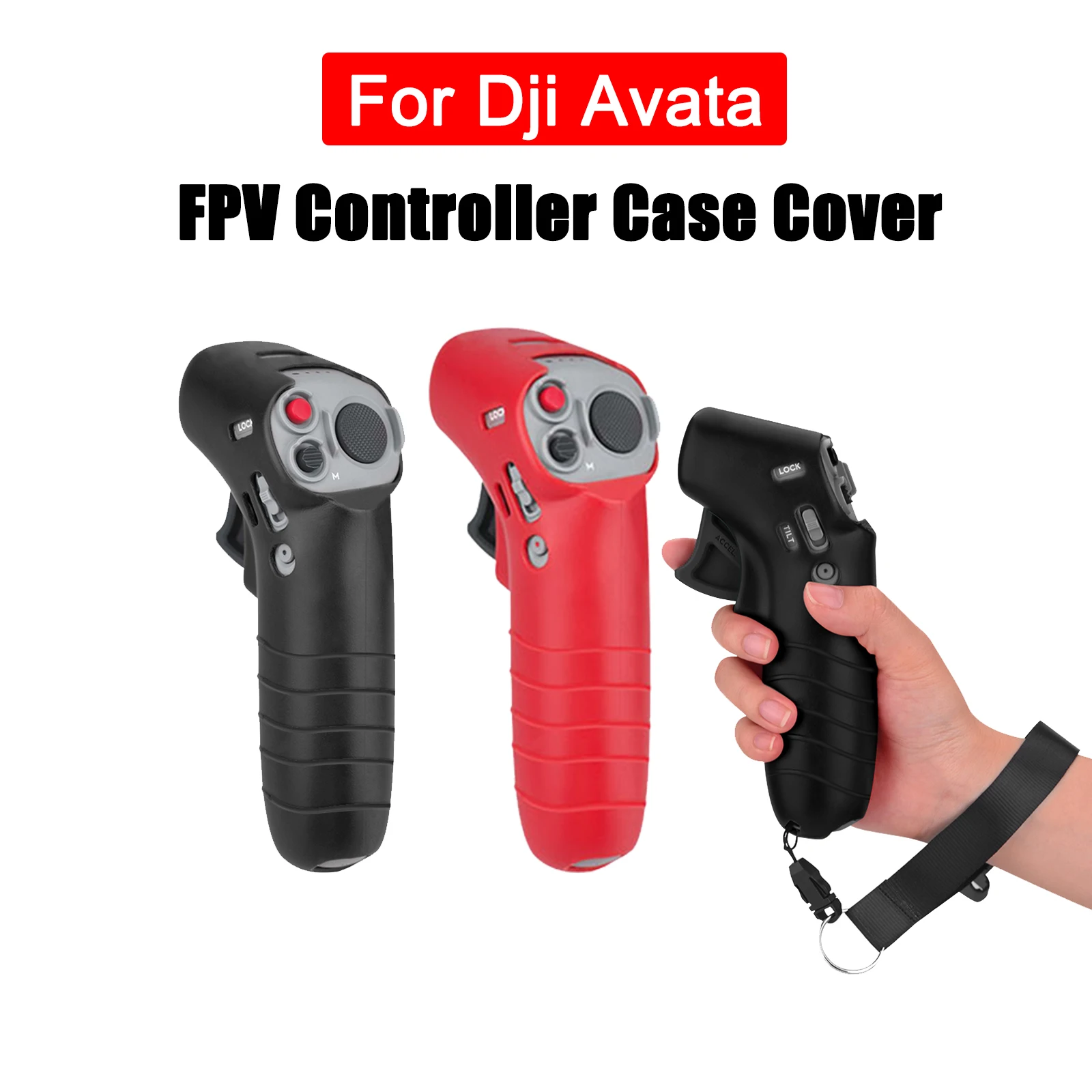 

Чехол для контроллера движения Dji Avata, силиконовый защитный чехол на ремешке для контроллера Dji Avata FPV, аксессуары для контроллера