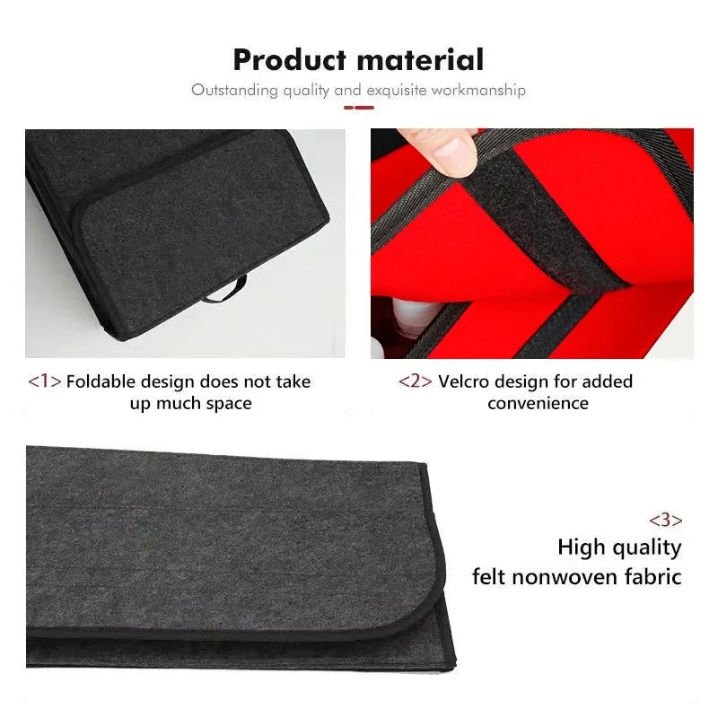 Автомобильный органайзер для багажника ящик инструментов складная сумка