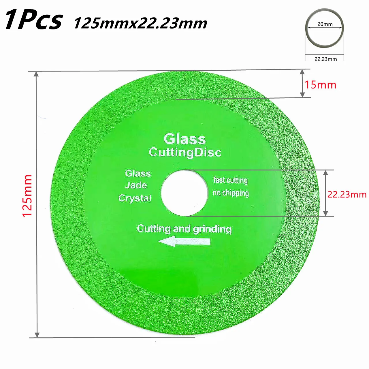 

Ультратонкий Алмазный Диск Для Резки Стекла, Керамической Плитки, Нефритового Кристалла, Винной Бутылки, 100/115/125 Мм