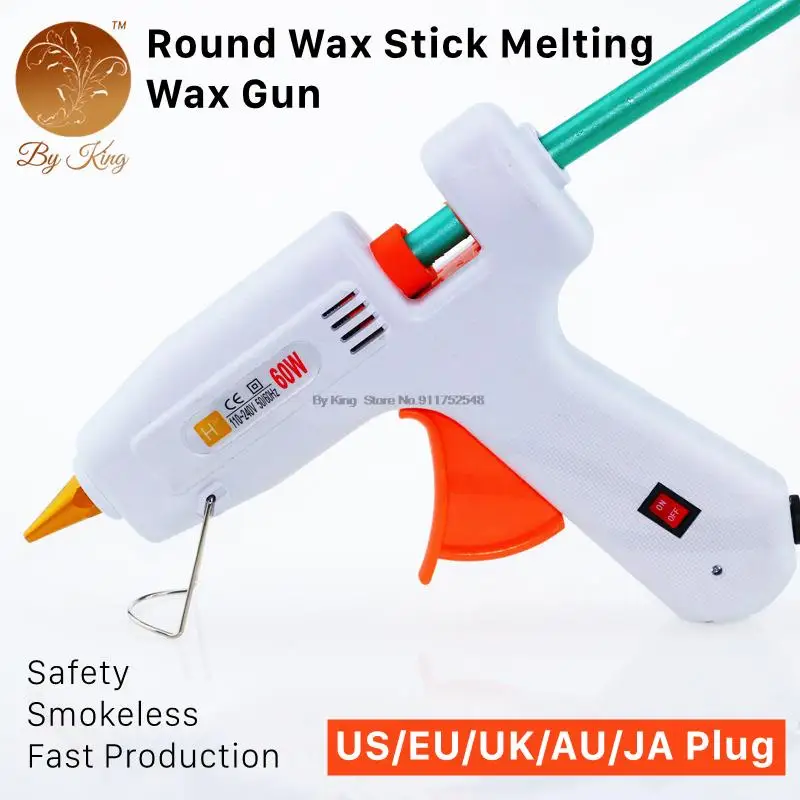 

DIY Sealing Wax Gun Glue Gun Set Electric Heat Hot Melt Crafts Repair Tool Pro110-240V 60W With 10pcs Sticks Gift US/EU/UK/AU/JA