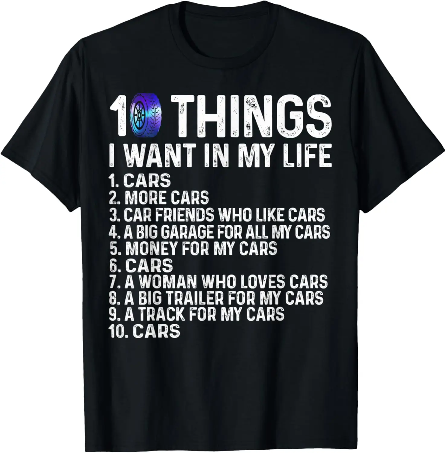 10 вещей я хочу в моей жизни автомобили больше автомобилей винтажная футболка для