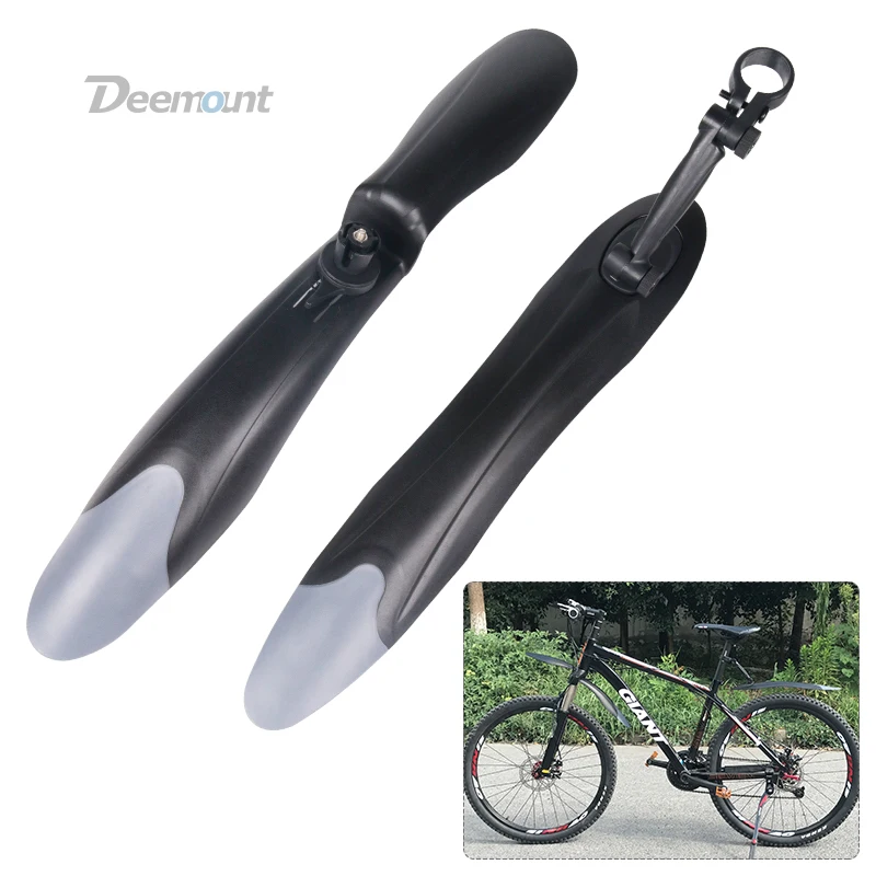 

Deemount 1 Pair Bicycle Mudguard for MTB bike 24 26 27.5 inch Bike Mud Wings Front/Rear Wheel Fender Handy Mount