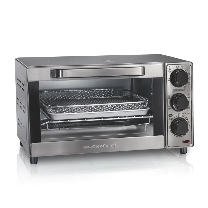 

Sure-Crisp Air Fryer Toaster Oven, 4 Slice Capacity, Stainless Steel Exterior, 31403